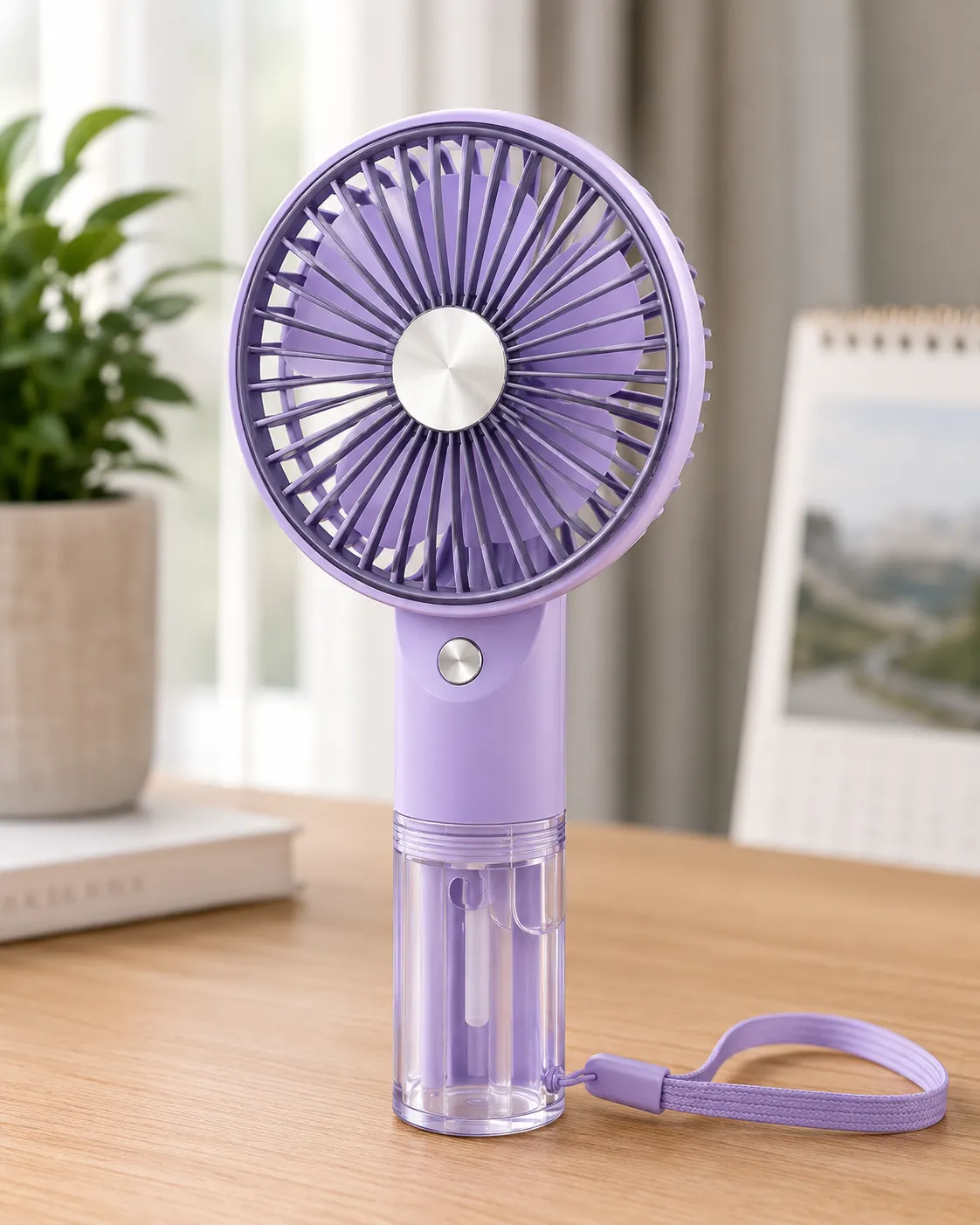 Lavender Portable Mini Desk Fan